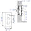 Mélangeur de douche thermostatique carré-20524769