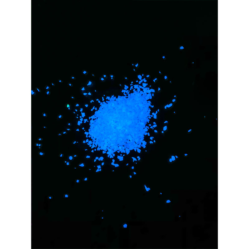 Tremplin Krisha Glow in the Dark Garden, Bleu