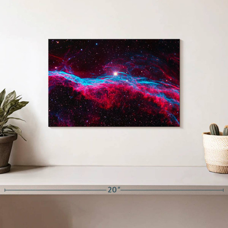 Oberle The Veil Nebula, 8" H x 12" W