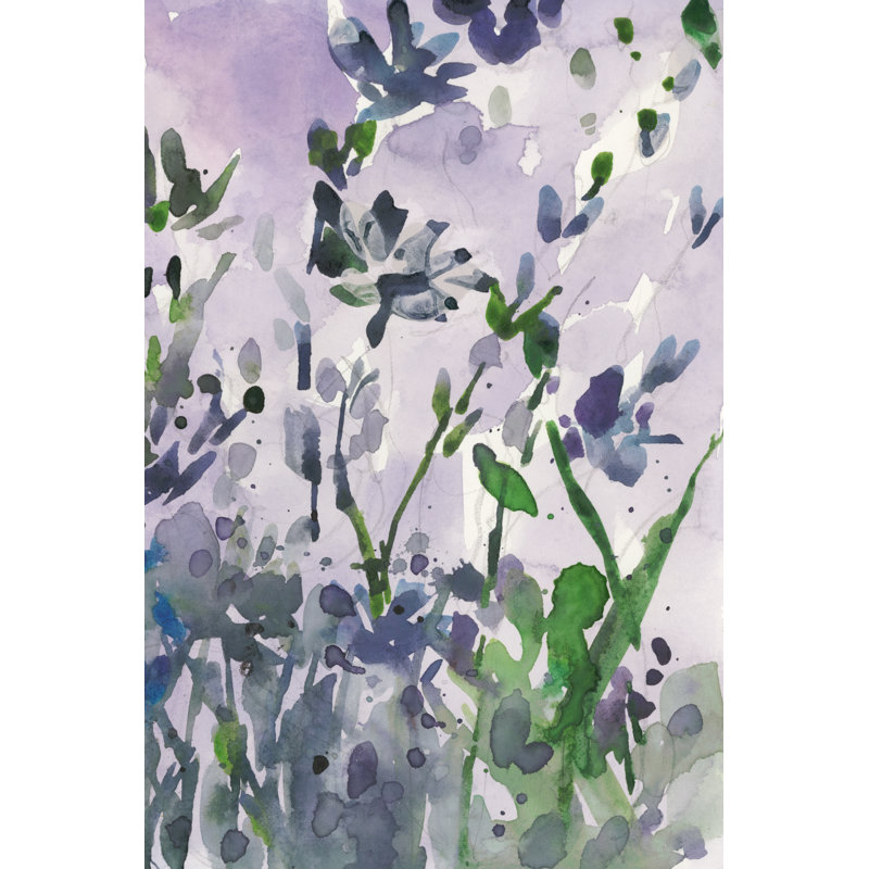 «Garden Moment II», peinture sur toile, H 18 po x l 12 po