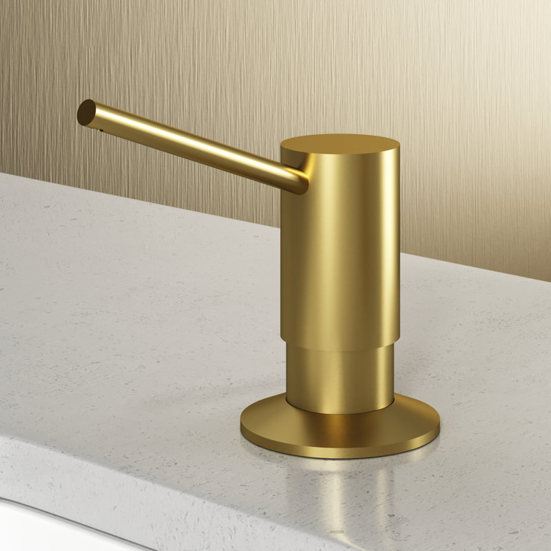 10 oz. Braddock Kitchen Soap Dispenser, Matte Brushed Gold