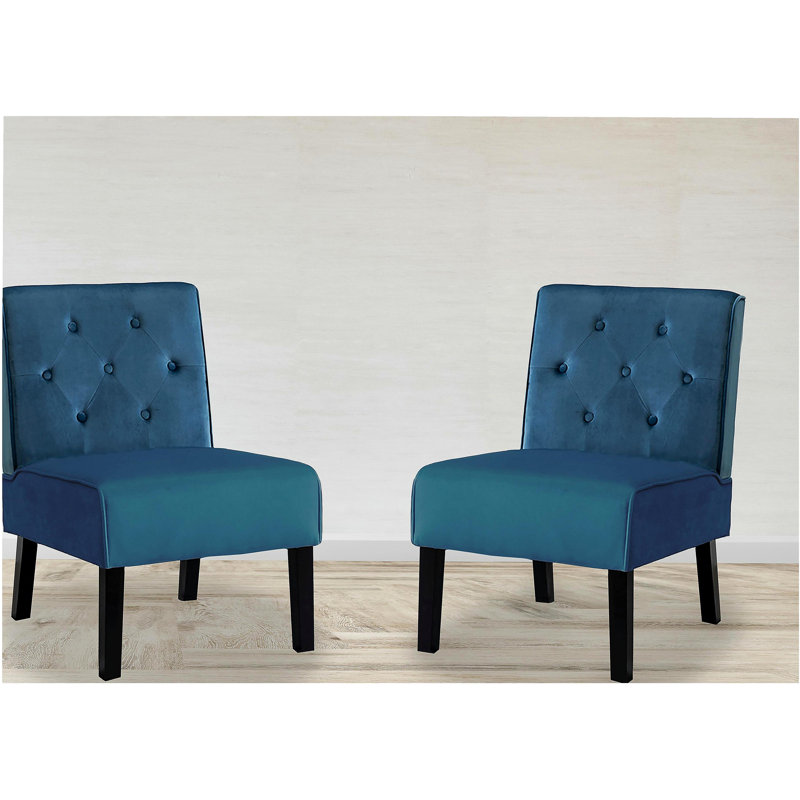 Fauteuil d'appoint 53 po Reese, Bleu