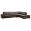 Canapé et chaise longue en cuir véritable Aleacia-16397083-53464918