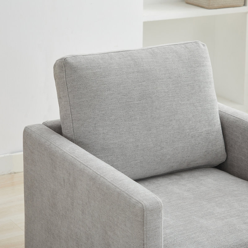 Fauteuil club, Light Grey