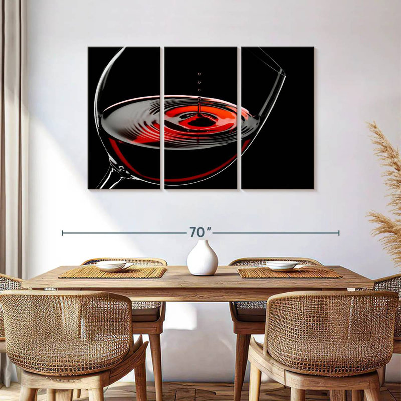 Yarlin Aromatic Red Wine, 36" H x 57" W