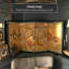 36" x 72" Gold Leaf Dragon In The Sky On 4 Panel Room Divider-629245754