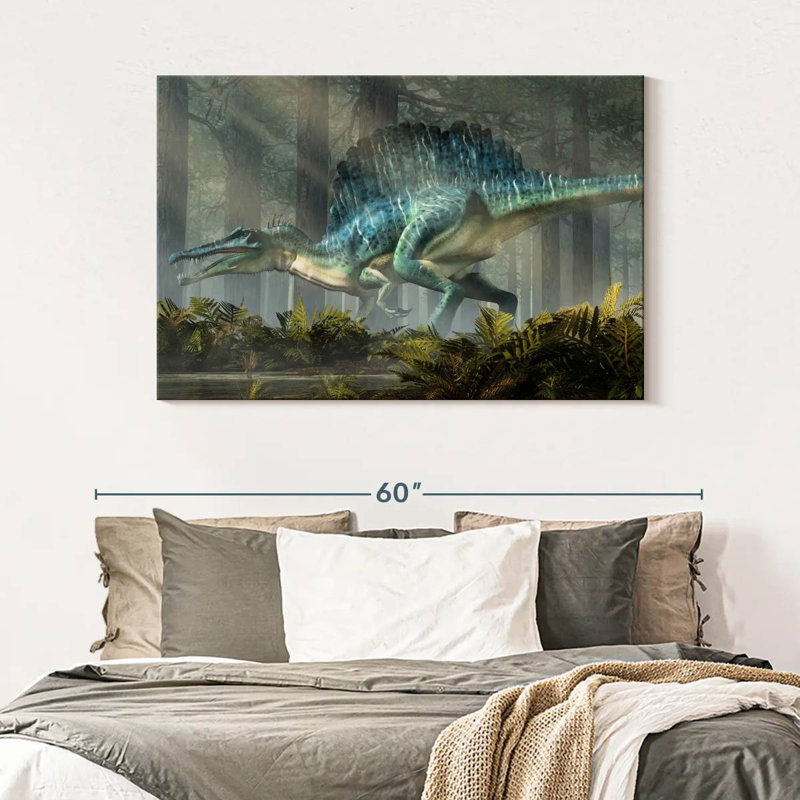 Crowle Panoramic Spinosaurus, 32" H x 48" W