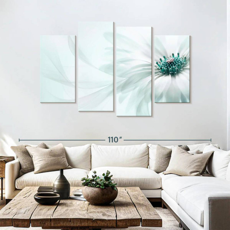 Harnek Translucent Cape Daisy, 54" H x 84" W
