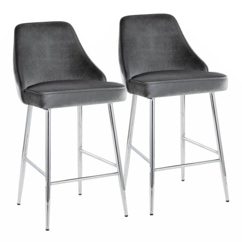 Chaise Beatriz, Gris, Argent