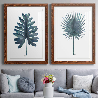 «Blue Oasis I», ensemble de 2 reproductions d'art