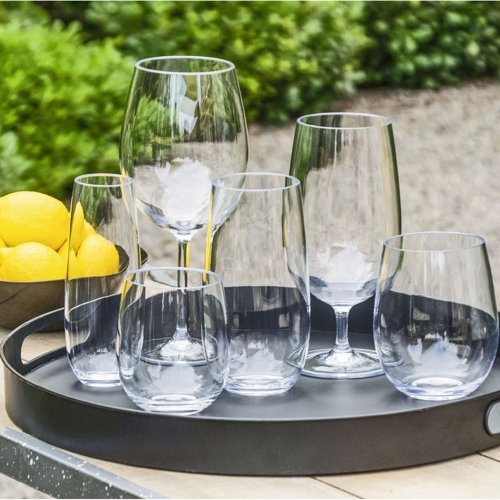 Laya Indoor/Outdoor Stemless Red Wine Glass