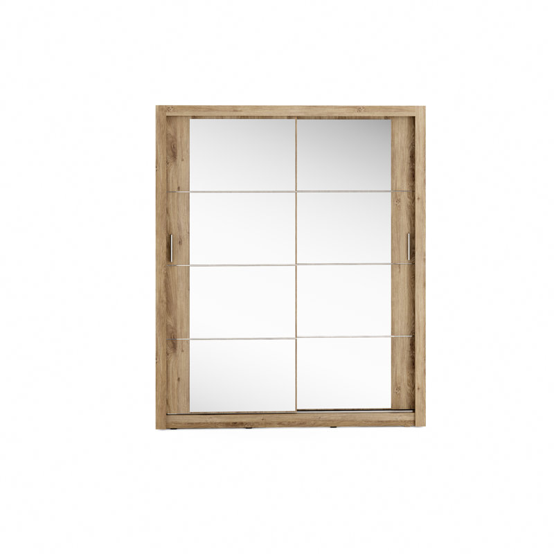 Tengan 2 Door Wardrobe, Oak, No