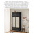 Nordic Solid Wood Rattan Storage Wardrobe