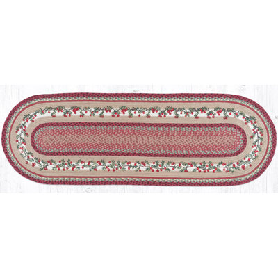  OP-390 Cranberries Oval Patch 2'x6'