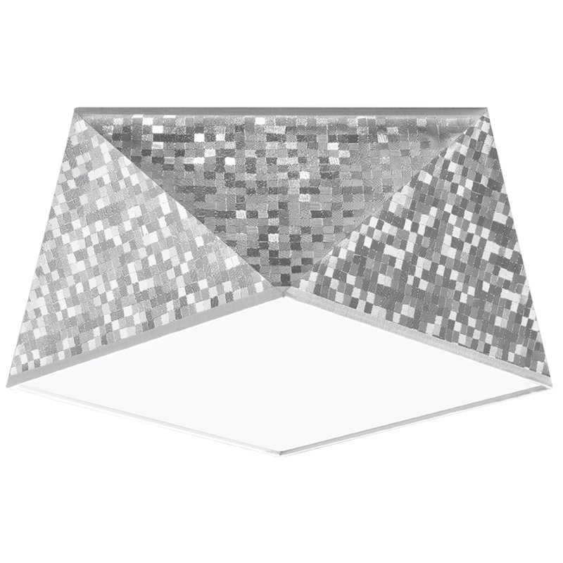 Carden Flush Mount, Black, 15cm H x 30cm W x 30cm D