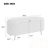 Chenille Bench with flip top storage and Metal Legs-285920368