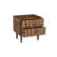 Table de chevet 2 tiroirs Eleck