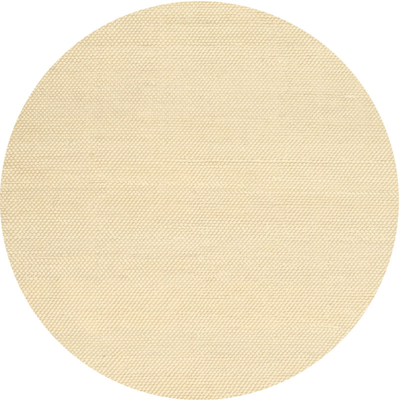 Tapis beige contemporain Bursten, Rond 3 pi
