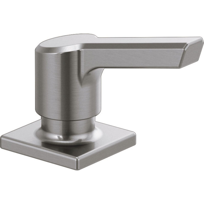 Distributeur de savon pivotant, Nickel poli