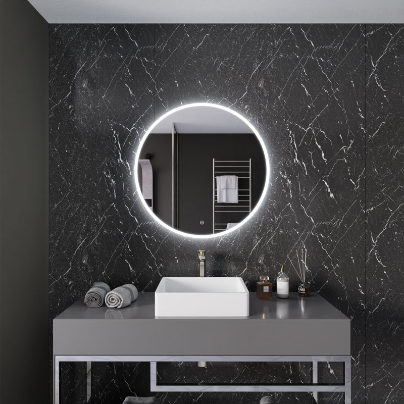  Miroir de salle de bain ANZZI, 28 po x 28 po