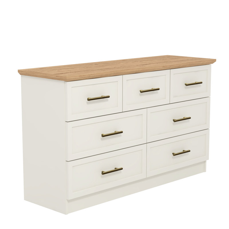 7 Drawer Chest, Ivory