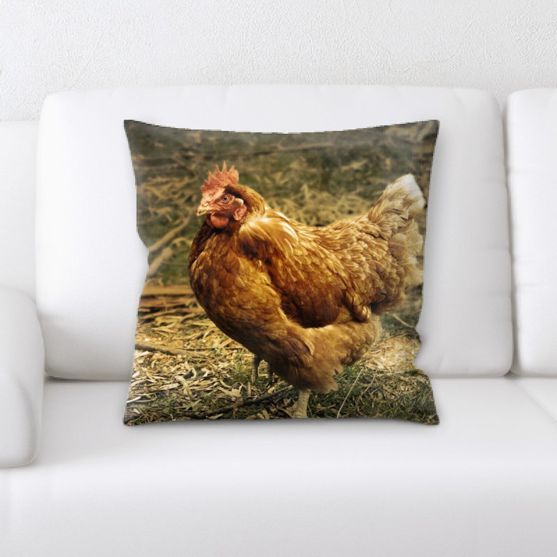 Coussin en poule