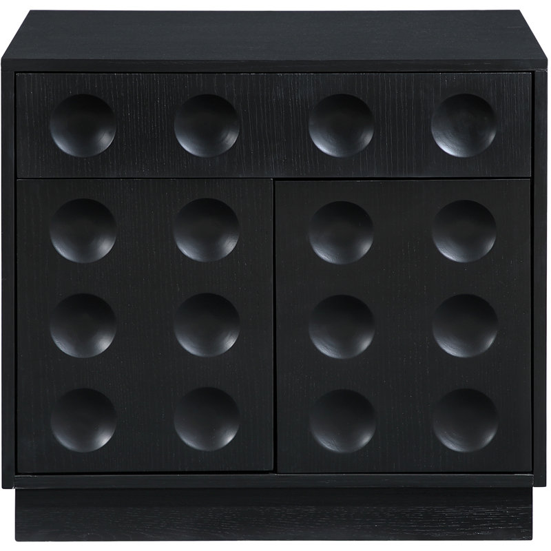 Simeon Night Stand, Black