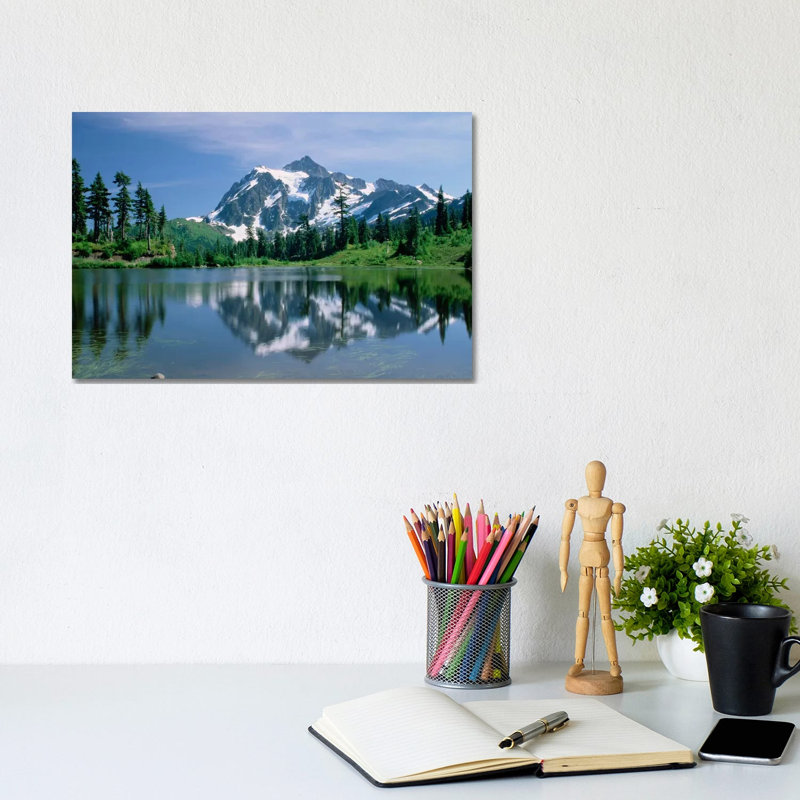 Mt Shuksan, Northern Cascade Mountains, Washington by Tim Fitzharris - Wrapped Canvas Print, 20.32 cm H x 30.48 cm W