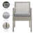 Aura Outdoor Patio Wicker Rattan Dining Armchair-1286075003