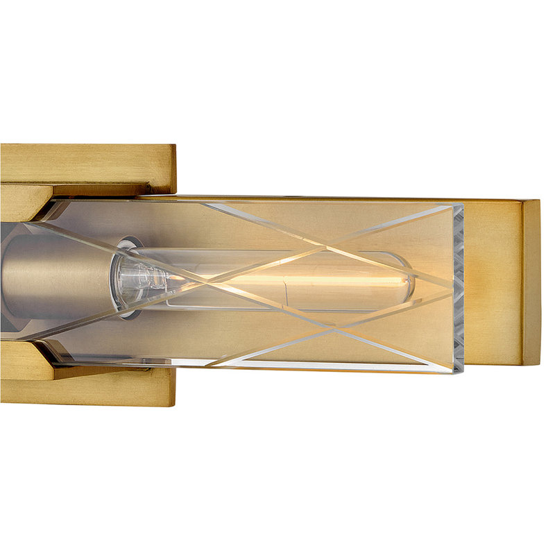 Monte 1 - Light Bath Sconce, Heritage Brass
