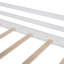 Twin Size Loft Bed With Ladder And Slide, Blackboard And Light Strip