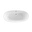 Baignoire autoportante 67 pouces Pavia en blanc brillant