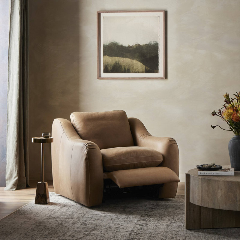 Crawford Power Recliner-Palermo Drift, Palermo Drift Leather
