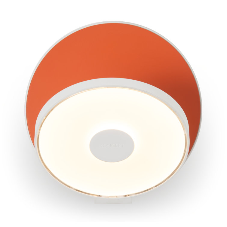 Gravy Single Light Aluminum Dimmable LED Plug-in Flush Mounted Sconce