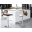 Sittig Swivel Upholstered Faux Leather Adjustable Height Bar Stool