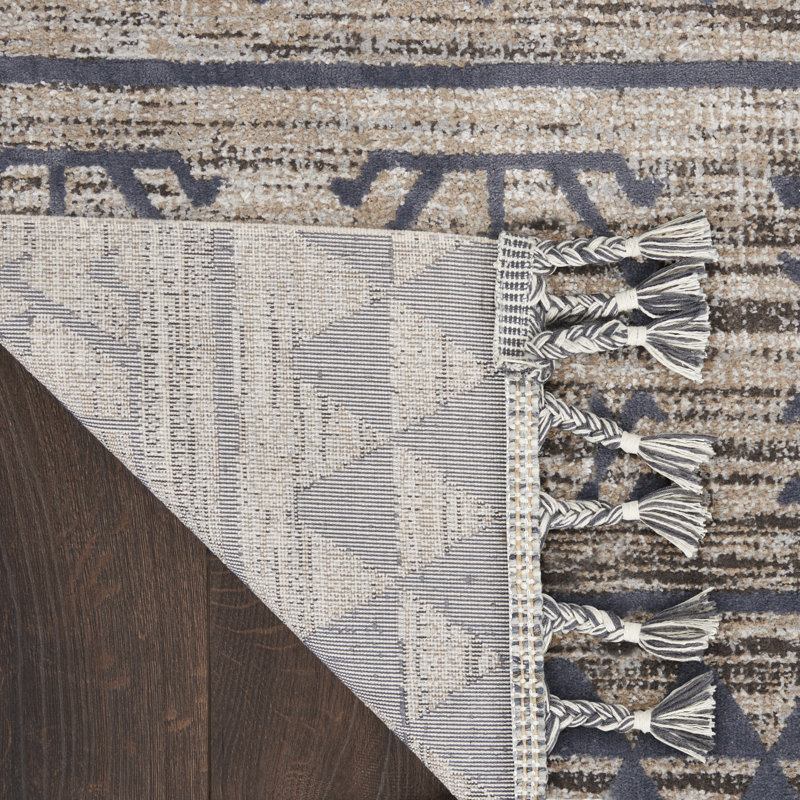 Tapis brun marocain Jesica, Rectangle 4 pi x 6 pi 2 po