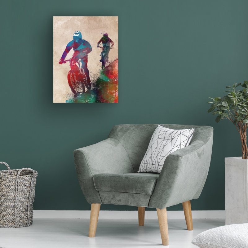 Justyna Jaszke  Bikers Sport Art 6 Canvas Art, 14" H x 19" W