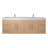 70.8" Wall-Mounted Double Bathroom Vanity Set-98420084