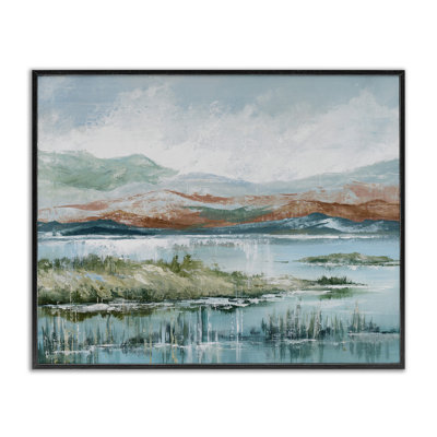 «Western Rustic Landscape», art de la giclée encadrée par Max Maxx