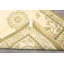 Tapis moelleux ivoire indo-tibétain Art Deco