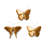 Butterfly Trio Wall Decor - Field 3 - Piece Set