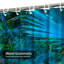 Magnifique rideau de douche à 12 crochets Tropical Forest-2030813517