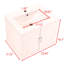 Meuble-lavabo mural 24 po avec lavabo en porcelaine et portes à fermeture douce 24 po-709546557