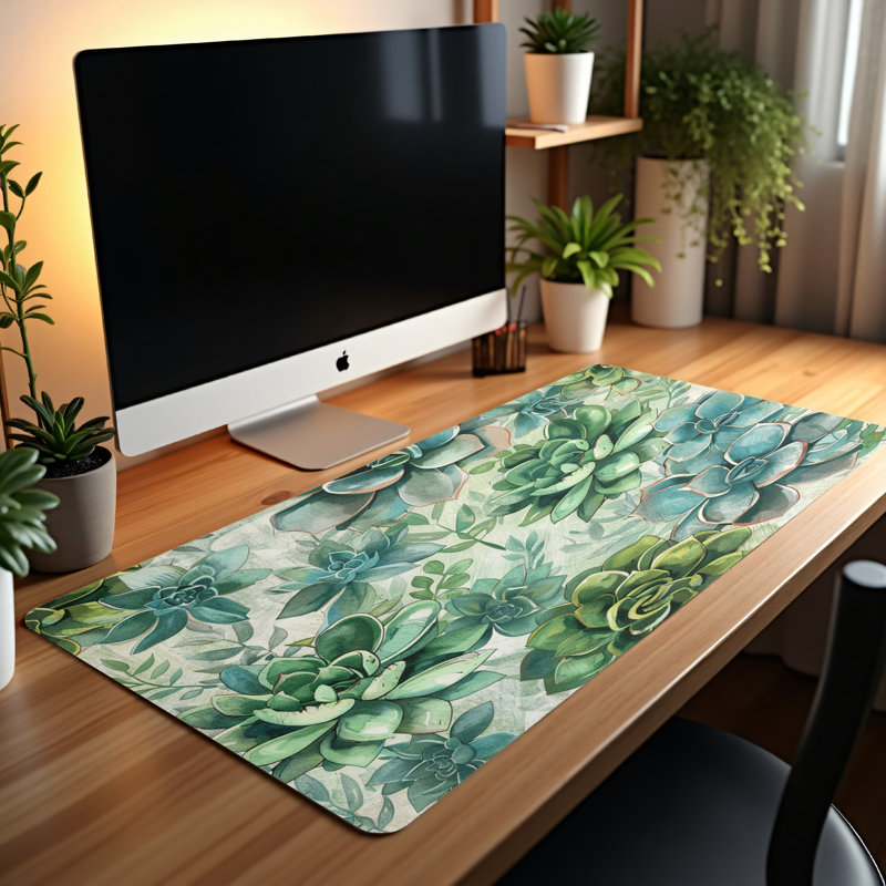Polyester Desk Pad, 31.5x15.5