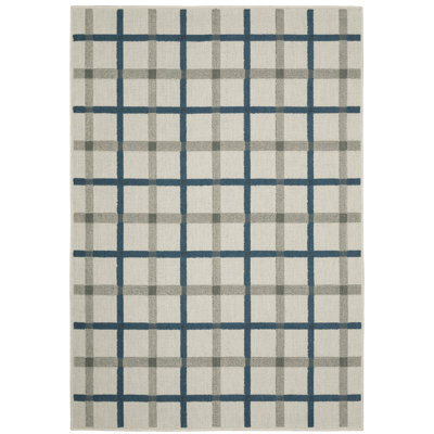Hirsh Geometric Indoor / Outdoor Rug