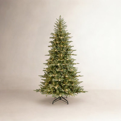 Slim 9' Pre-Lit Spruce Christmas Tree