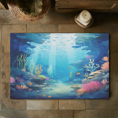 Tapis tressé Mystical Sea Life