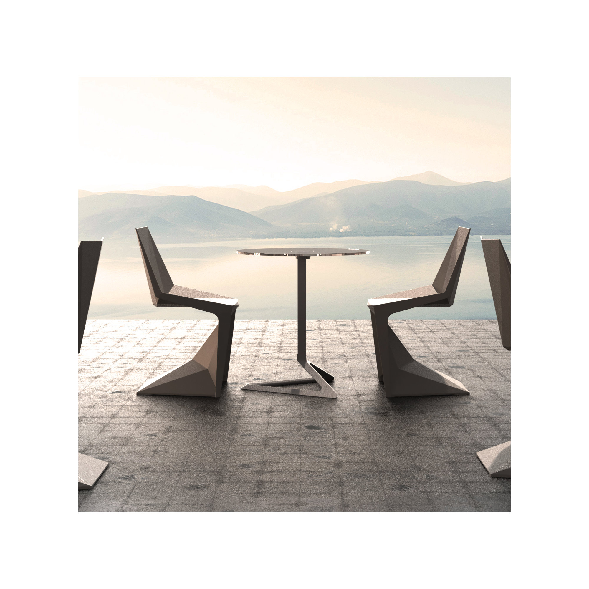 Voxel Chair, Ecru