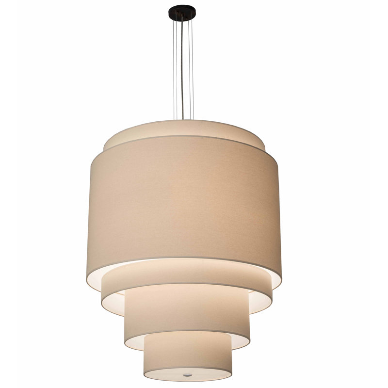 Luminaire suspendu gradué à 4 lumières Cilindro