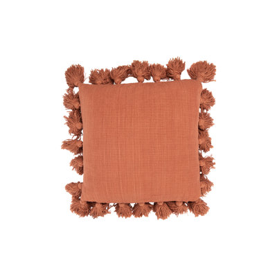 Vivienne Tassels Cotton Throw Pillow